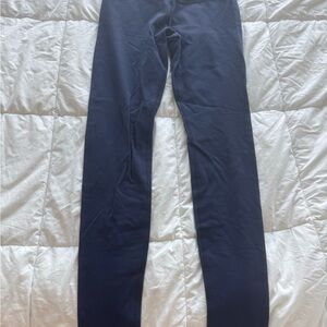 Alo Fleece lined Navy Blue Leggings